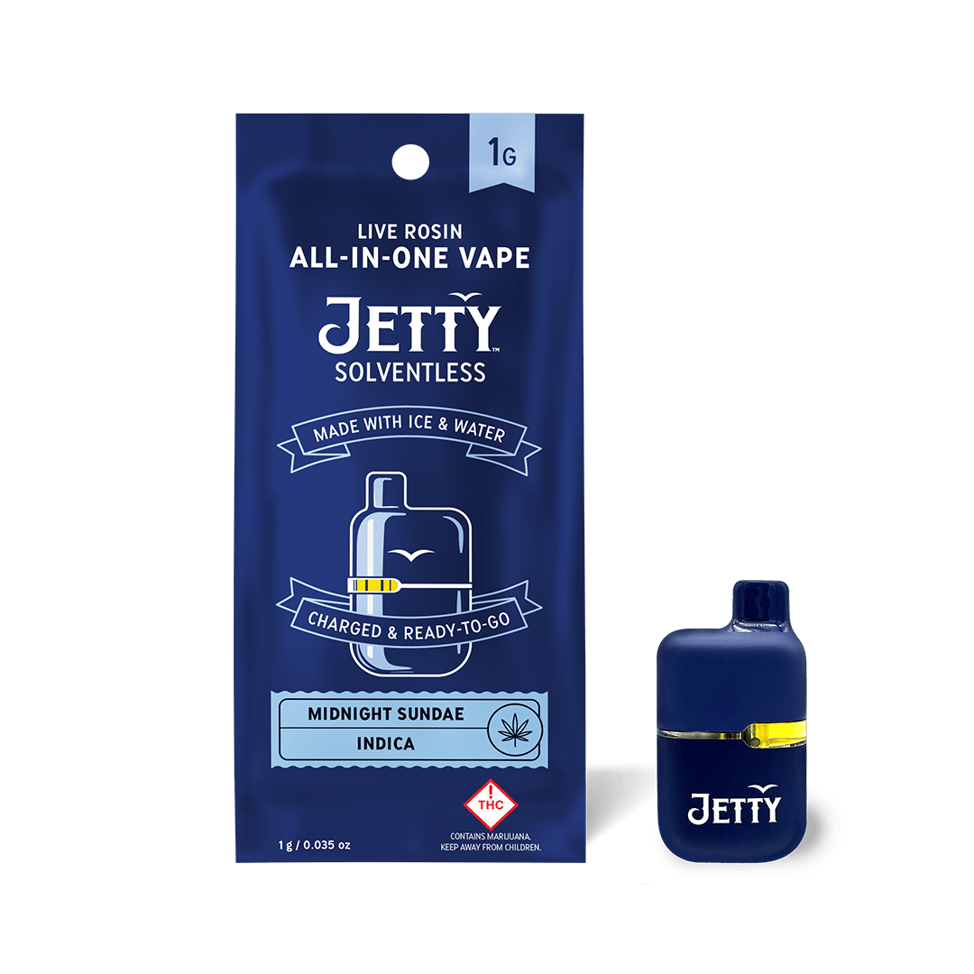 Jetty Extracts - Midnight Sundae | Live Rosin Disposable | 1g - 1