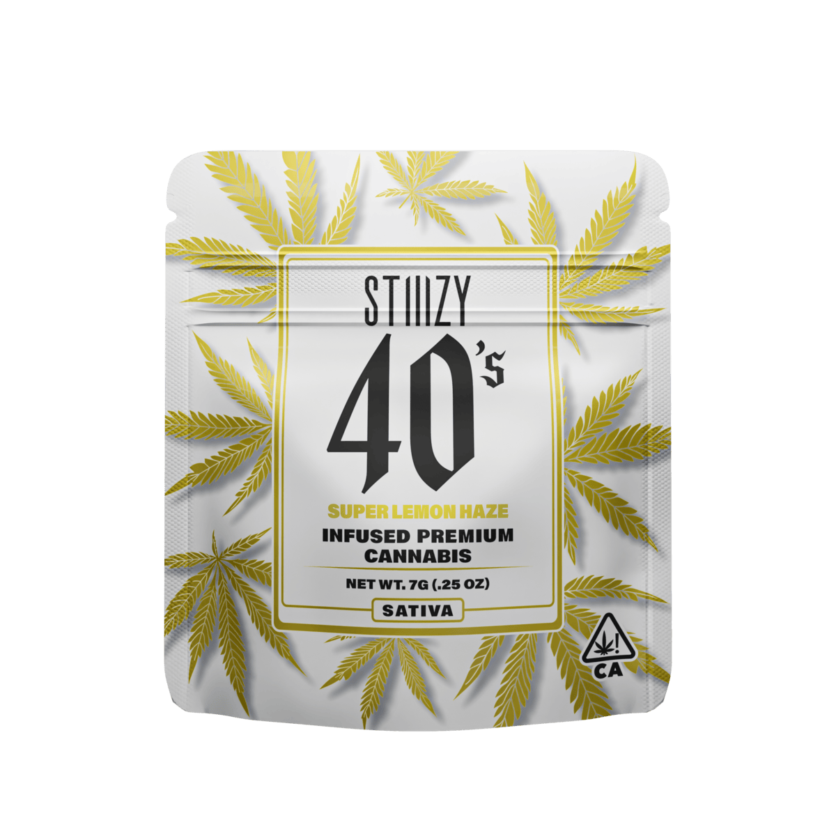 STIIIZY - - SUPER LEMON HAZE - 7G 40's Infused Flower - 1