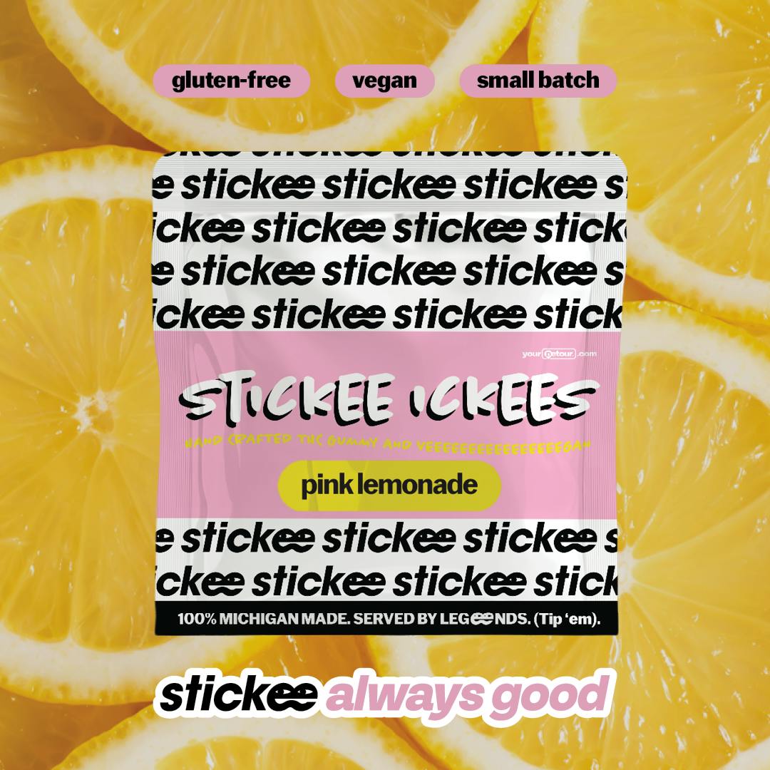 Stickee - STICKEE ICKEES | Pink Lemonade Gummies | 200mg | 5ct | 40MG/ea - 1