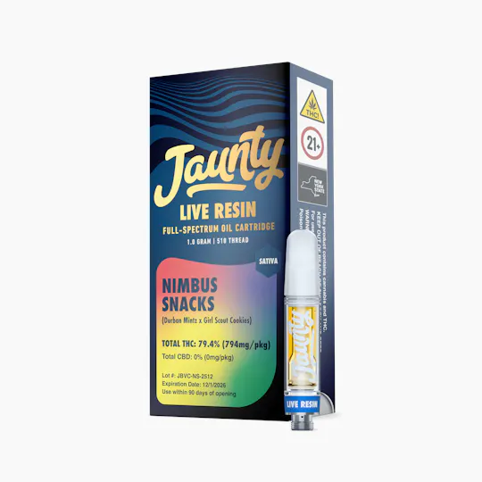 Jaunty - Nimbus Snacks | Live Resin Cartridge | 1g - 1