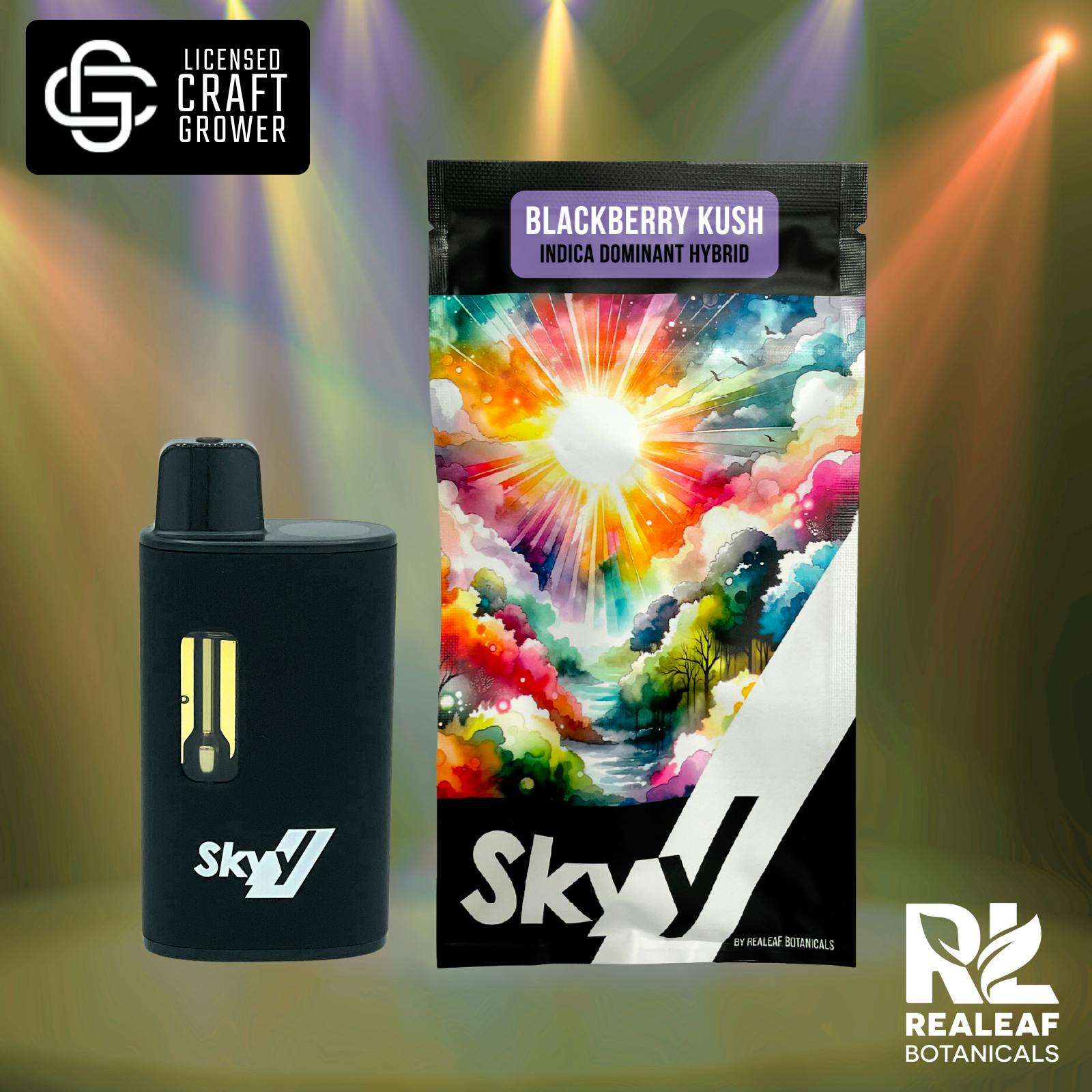 Realeaf Botanicals - Blackberry Kush Disposable Pen 3.0g - 1