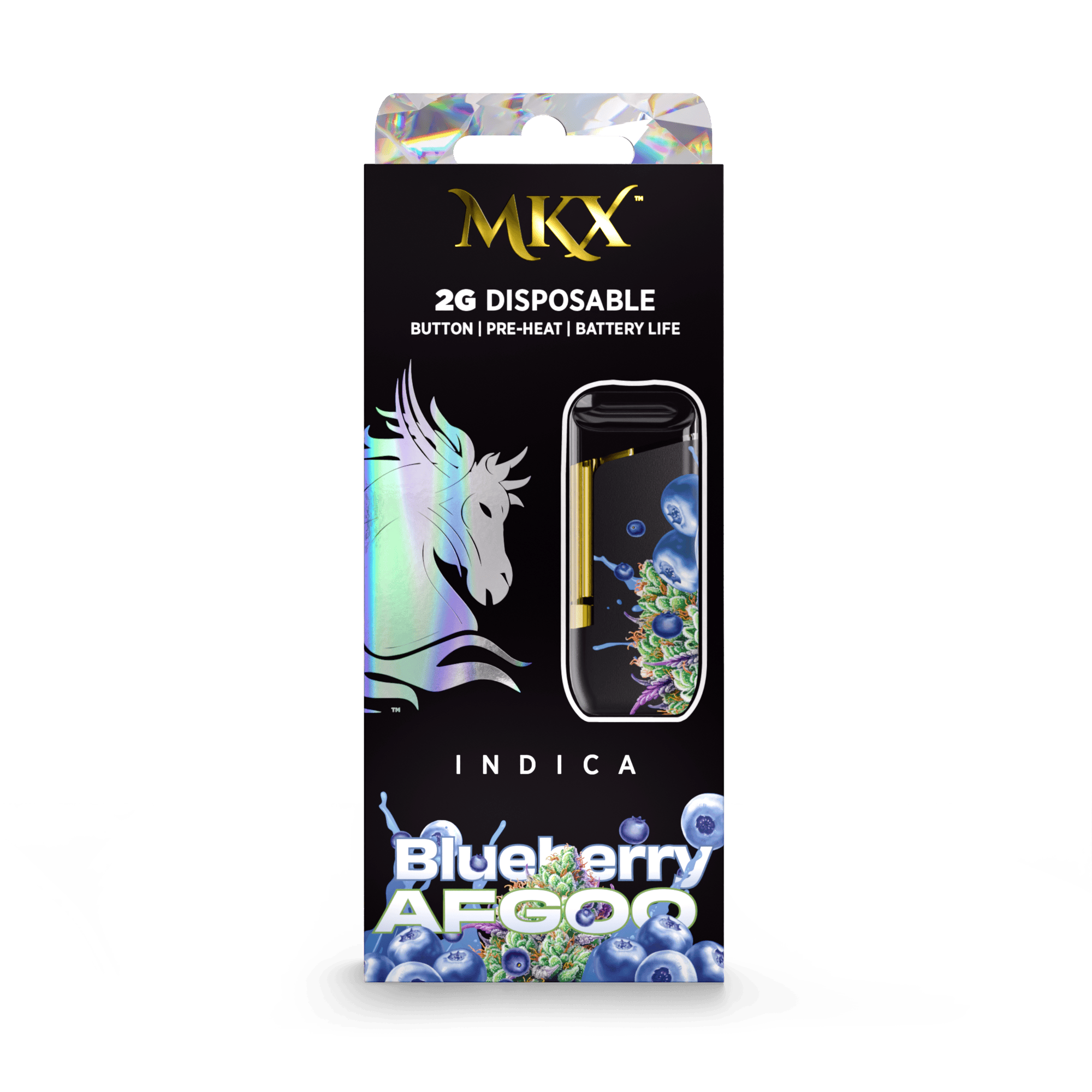 MKX Oil Co - MKX | Blueberry Afgoo | 2g | Disposable - 1
