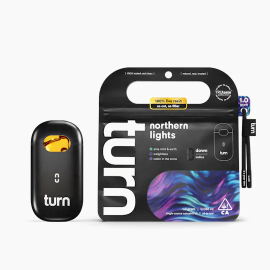 turn - Northern Lights | 100% Live Resin | AIO | Indica - 1