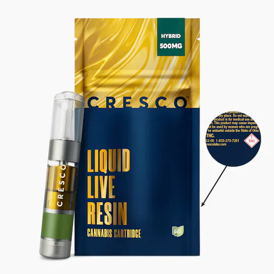 Cresco - Hybrid | Live Resin Cartridge | 0.5g - 1