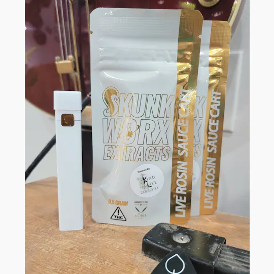 Noble Labs - Noble Labs - Skunk Worx Live Rosin Cart .5g | Black Ice - 1
