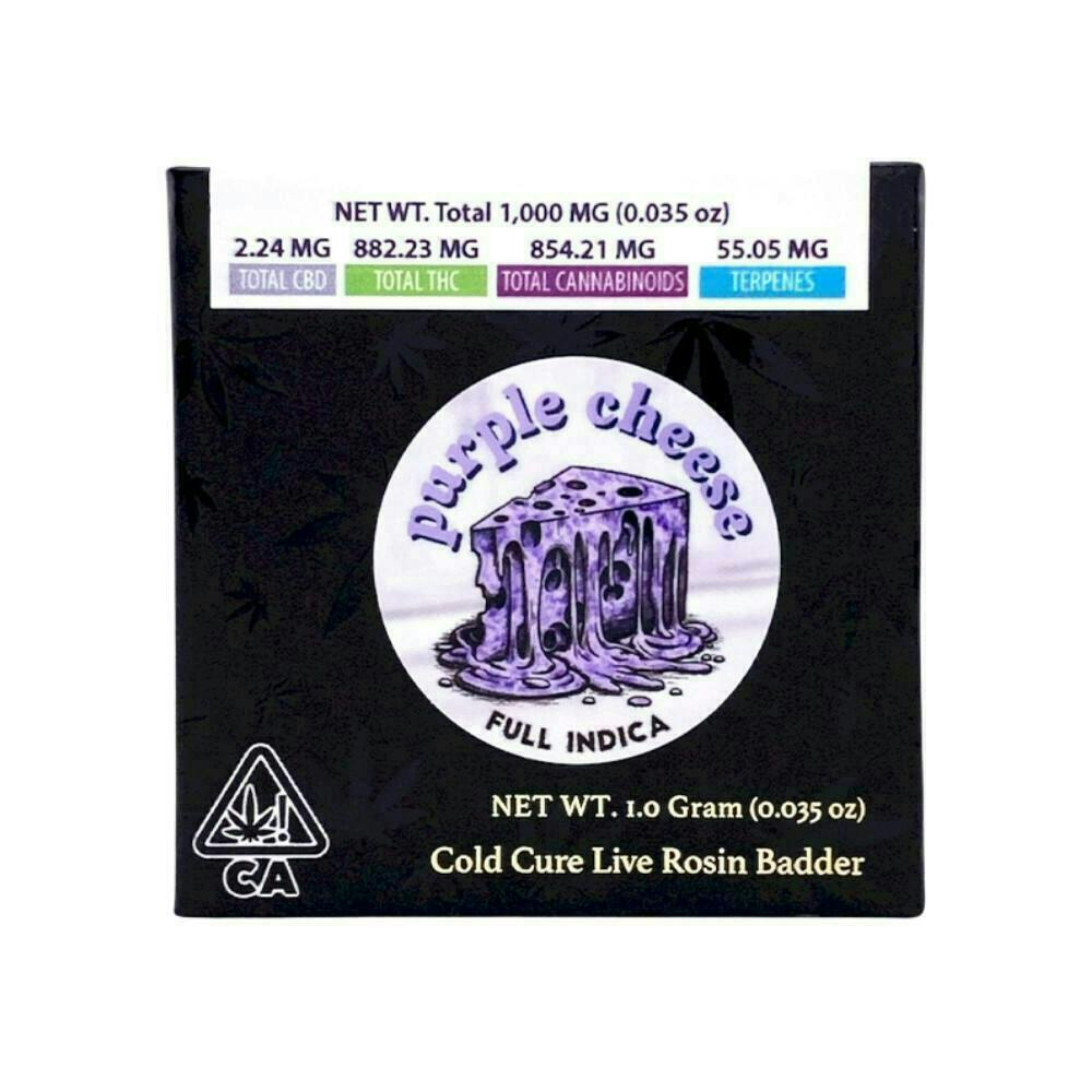 Team Elite Genetics - Purple Cheese | Rosin | Cold Cure Badder | 1g - 1