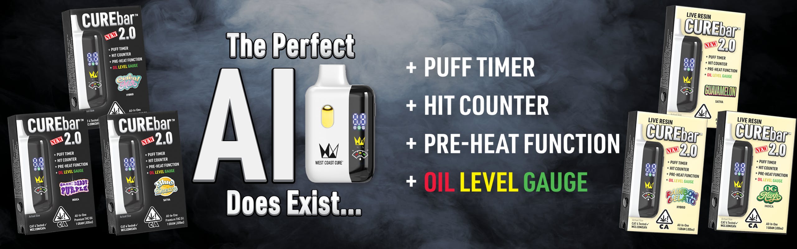 West Coast Cure brand banner