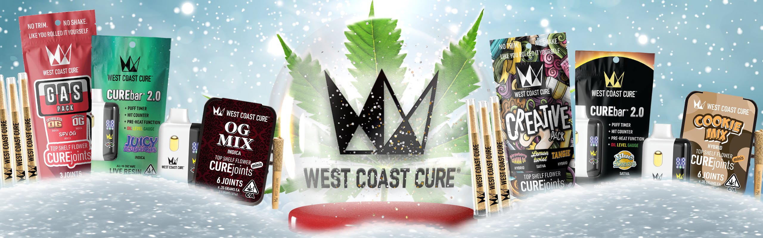 West Coast Cure brand banner