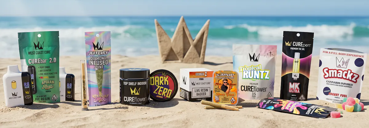 West Coast Cure brand banner