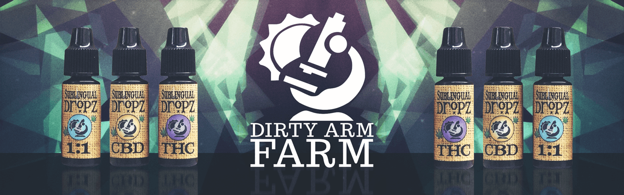 Dirty Arm Farm brand banner