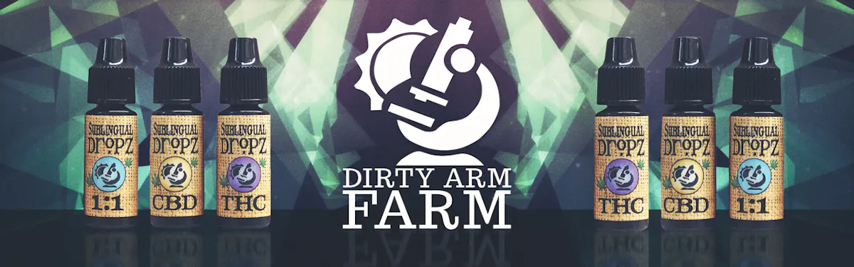 Dirty Arm Farm brand banner