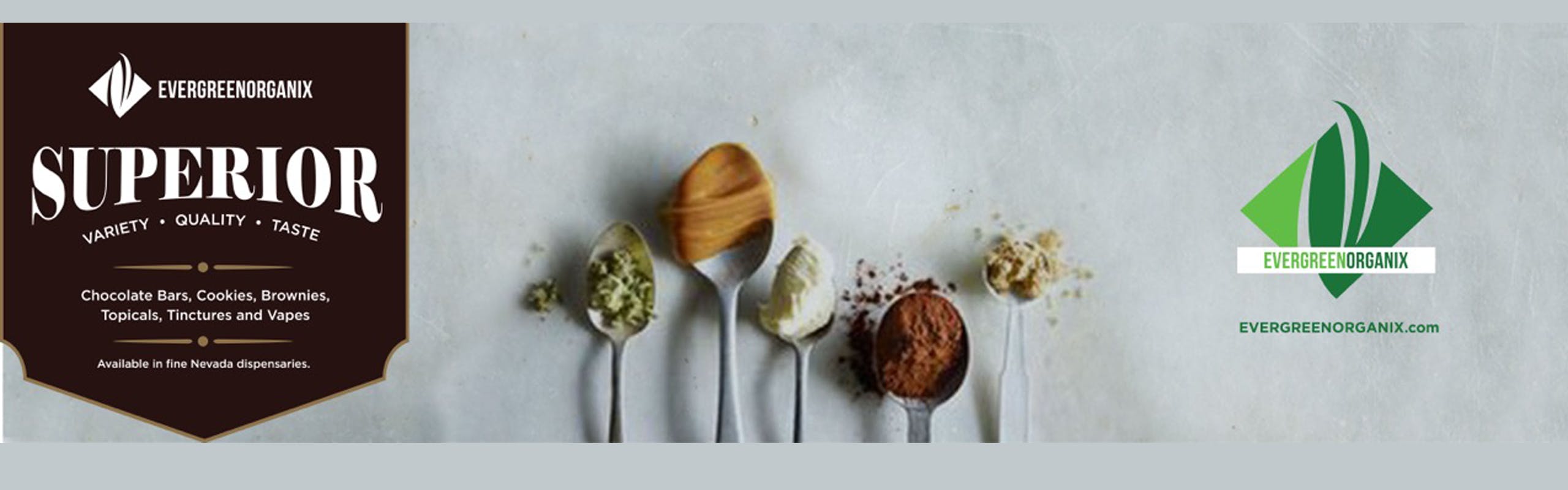 Evergreen Organix brand banner