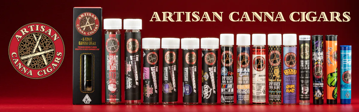 Artisan Canna Cigars brand banner