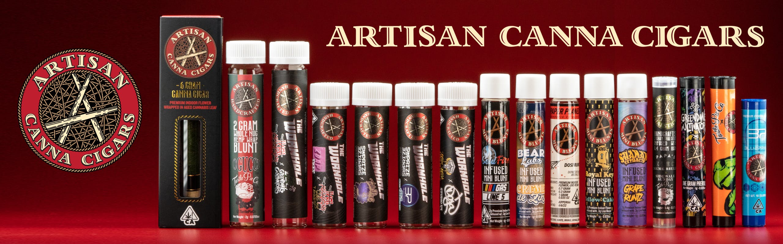 Artisan Canna Cigars brand banner