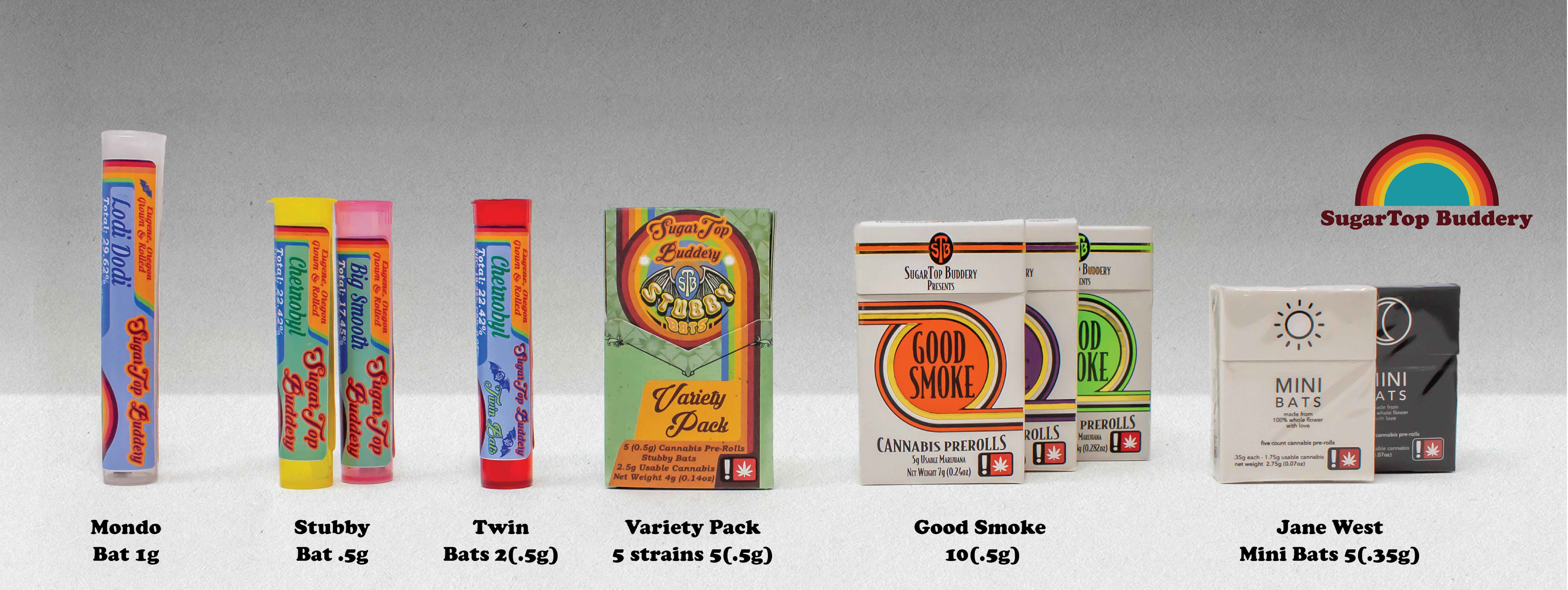 SugarTop Buddery brand banner