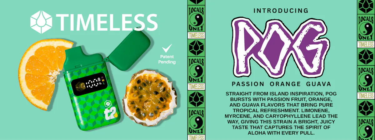 Timeless Vapes brand banner