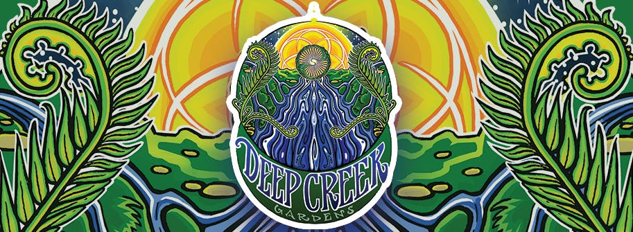 Deep Creek Gardens brand banner