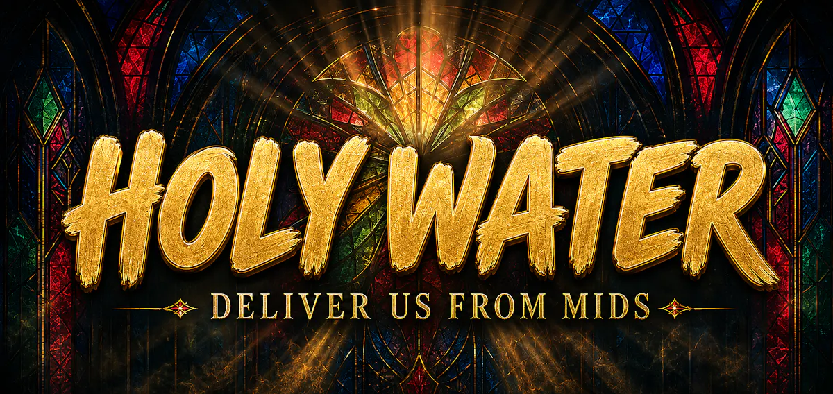 Holy Water brand banner