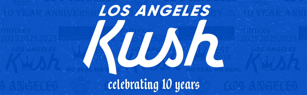 LA Kush - Los Angeles Kush brand banner