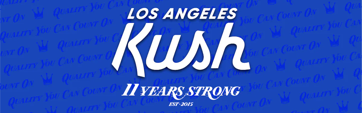 LA Kush - Los Angeles Kush brand banner