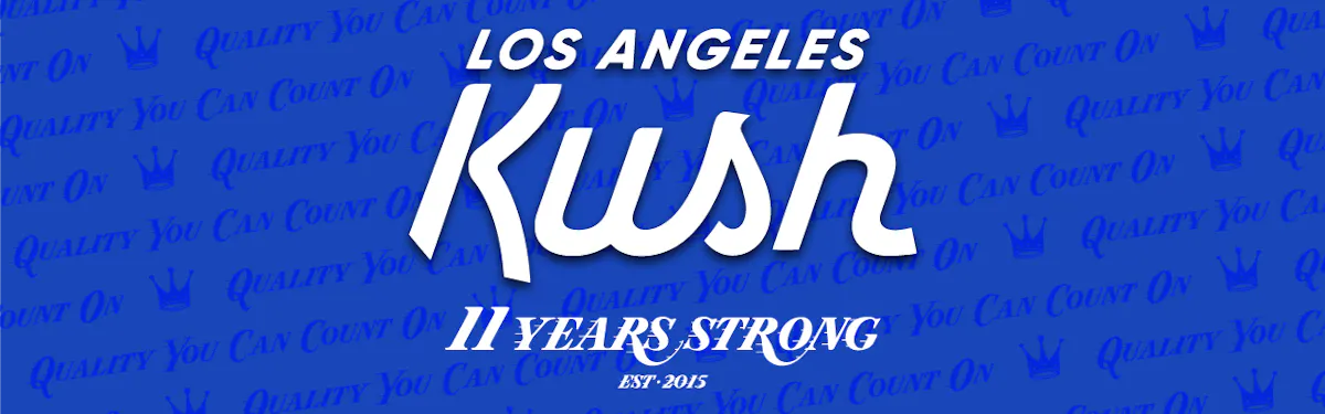 LA Kush - Los Angeles Kush brand banner
