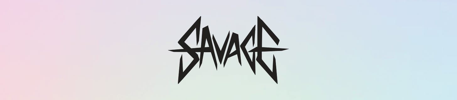 SAVAGE brand banner