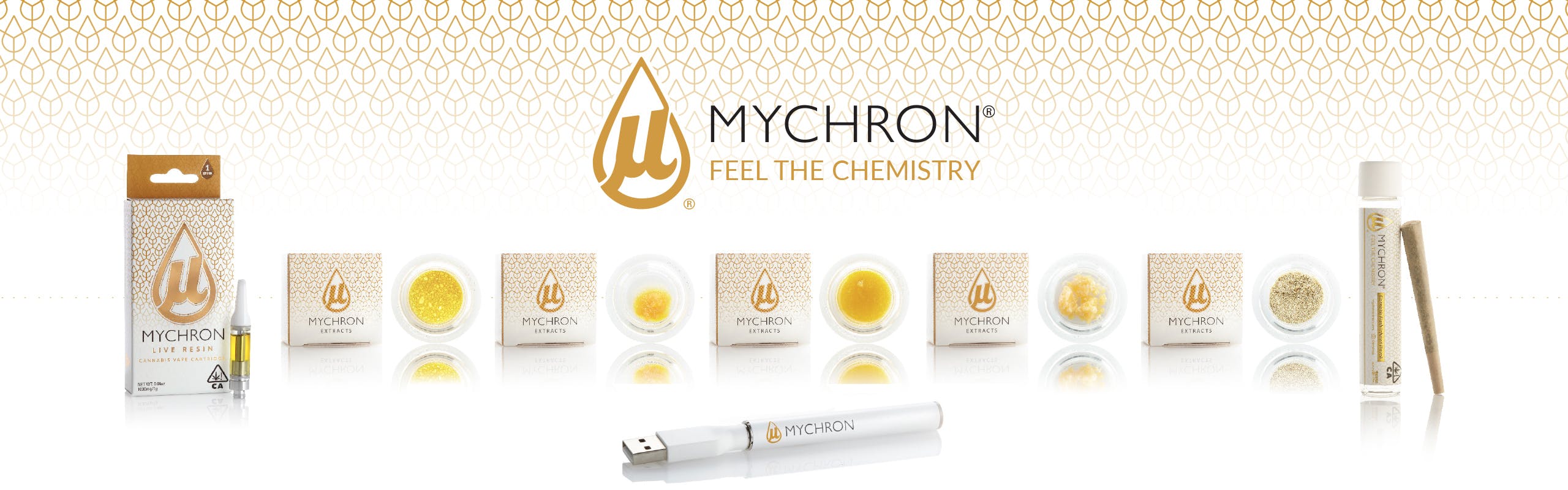 MYCHRON brand banner
