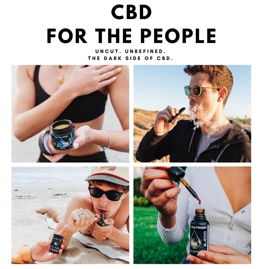 CBD For The People brand banner