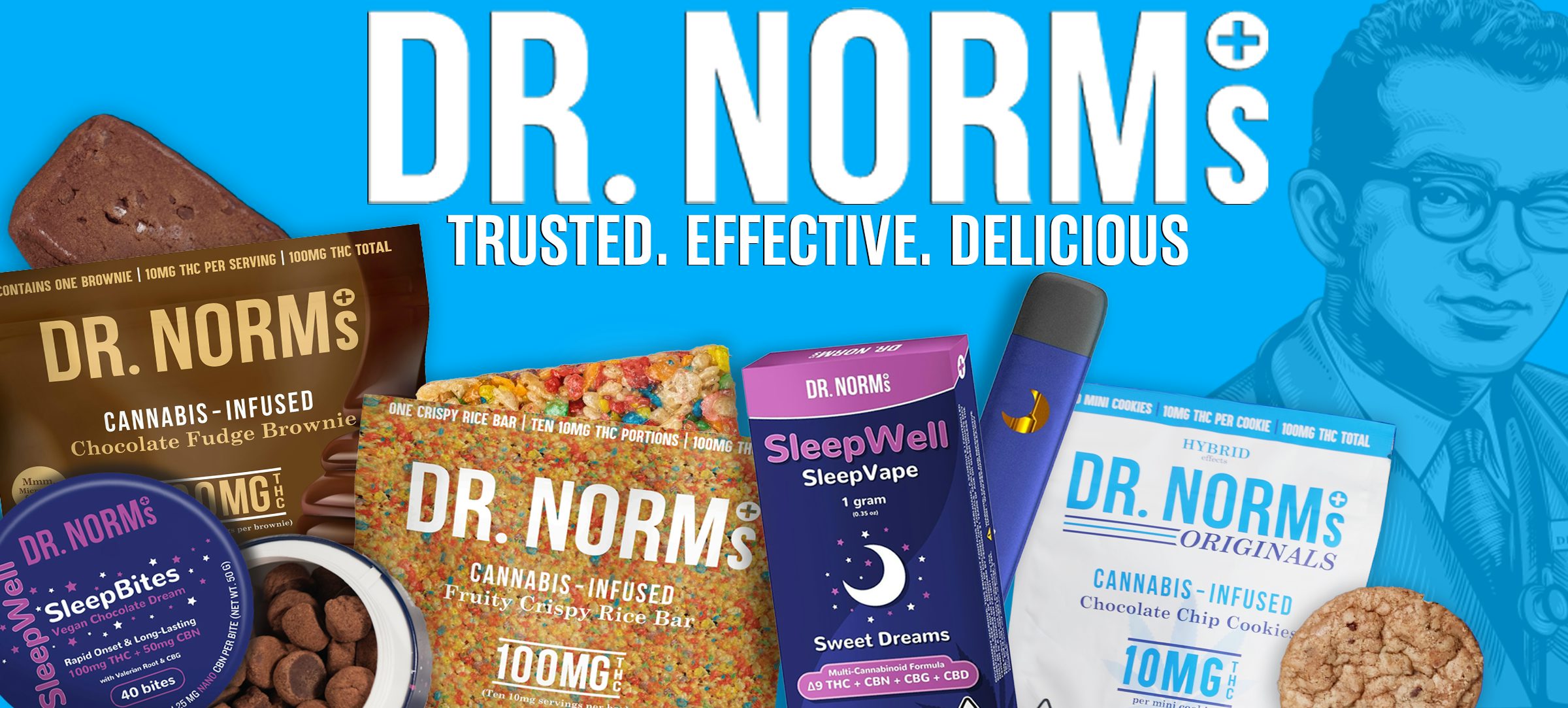 Dr. Norm's banner