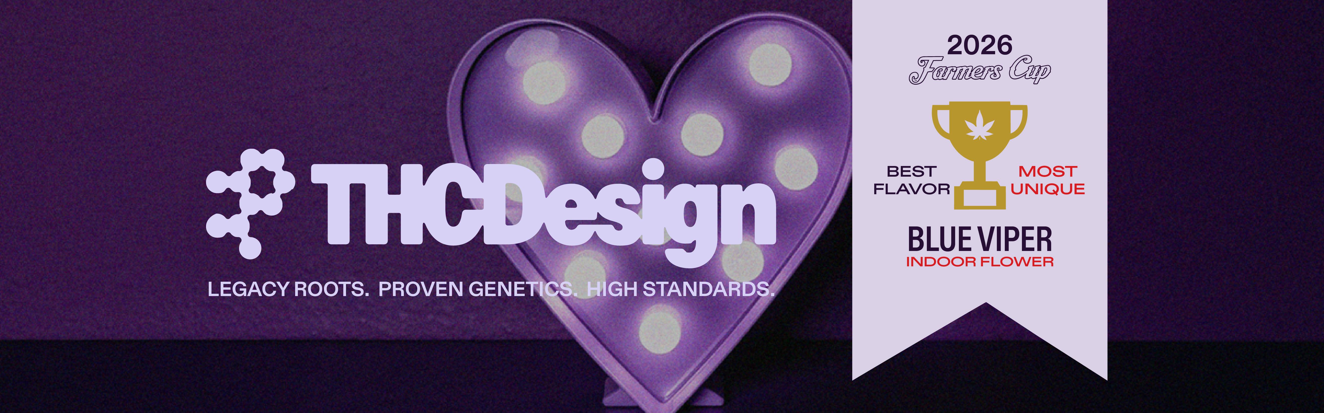 THC Design brand banner