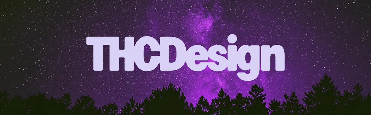 THC Design brand banner
