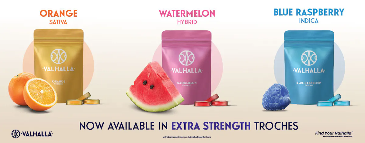 Valhalla Confections brand banner