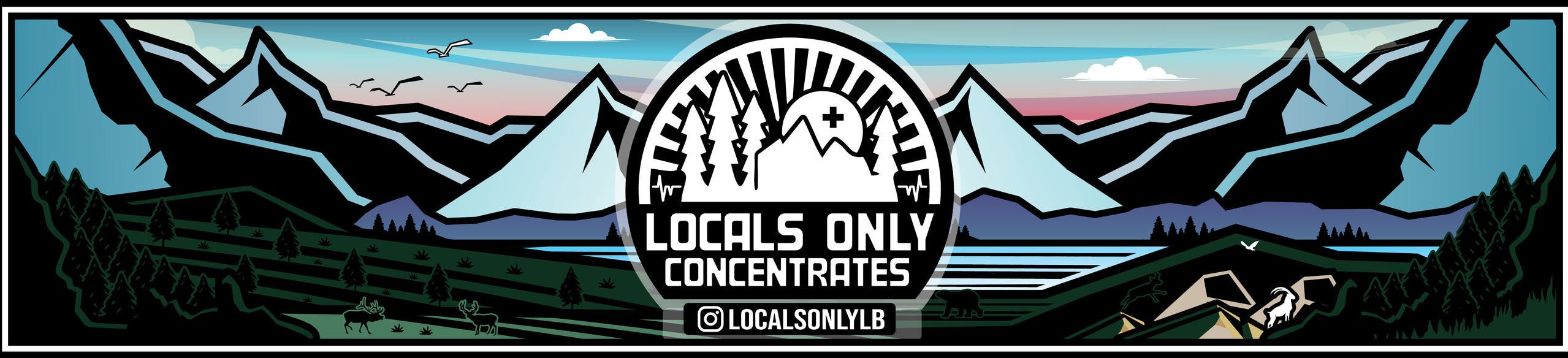 Locals Only Concentrates brand banner