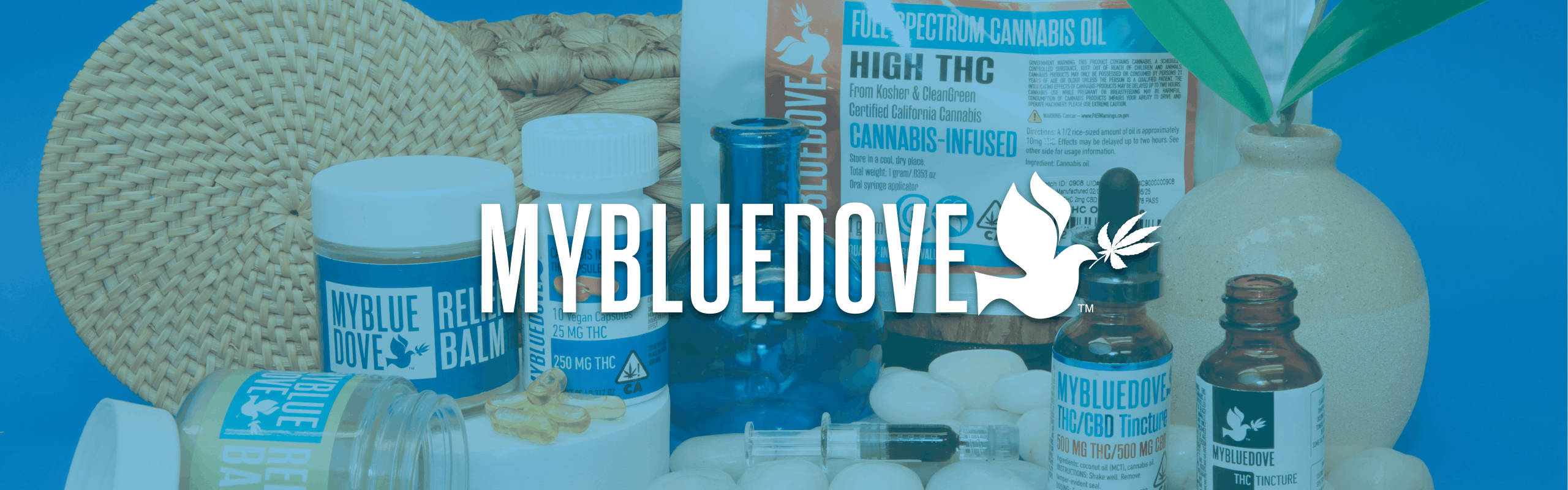 My Blue Dove brand banner