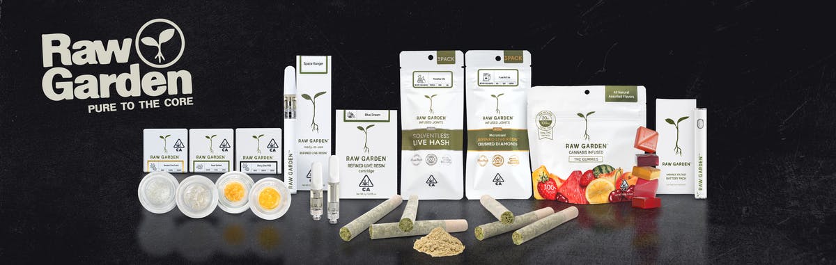 Raw Garden brand banner