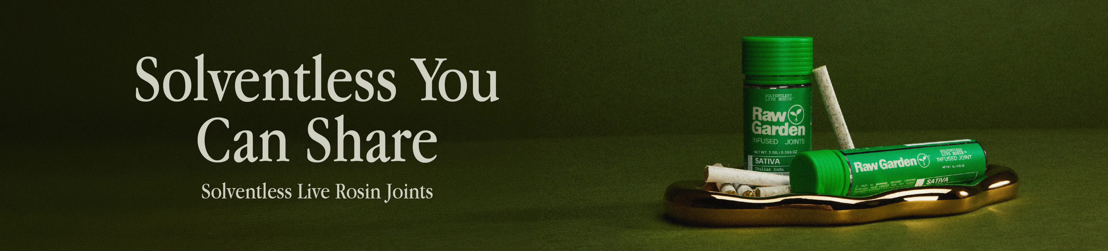 Raw Garden brand banner