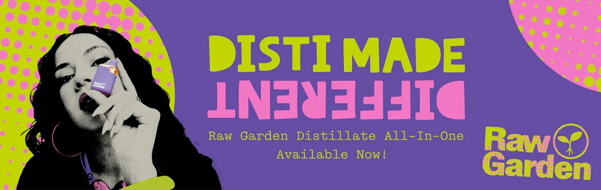 Raw Garden brand banner