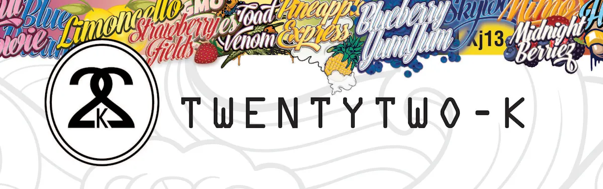 Twenty Two K / 22k brand banner