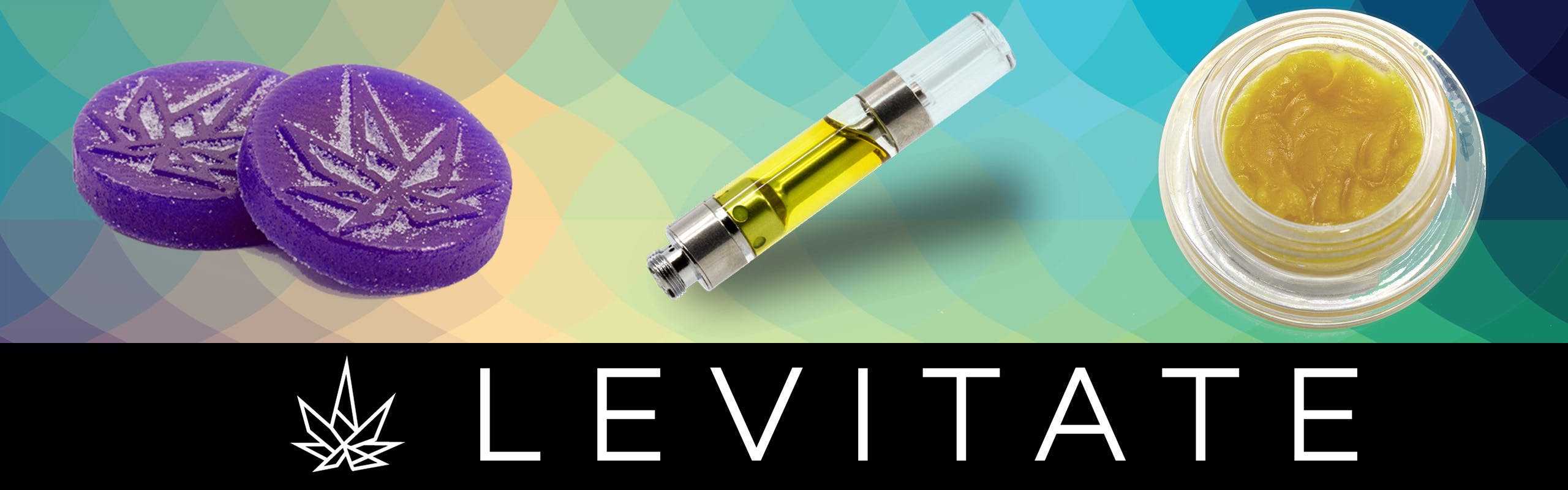 Levitate brand banner