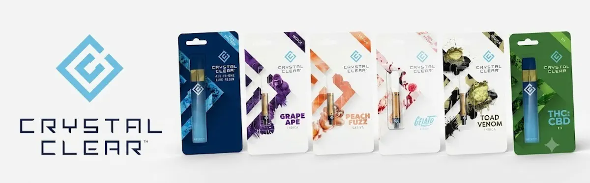Crystal Clear brand banner