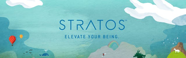 Stratos brand banner