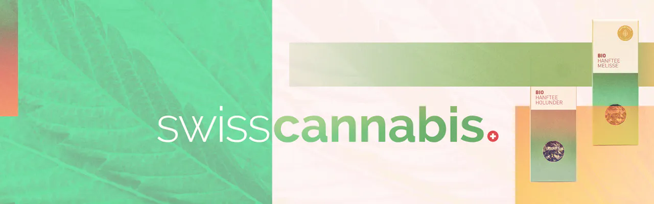 Swiss Cannabis brand banner