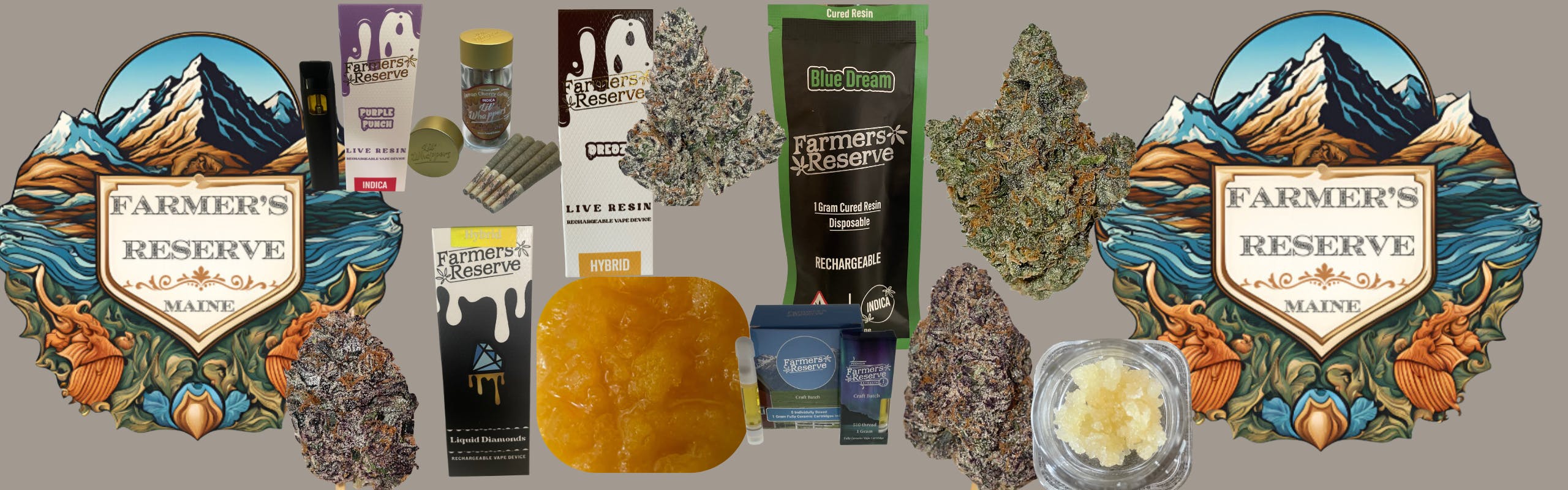 Farmers Reserve brand banner