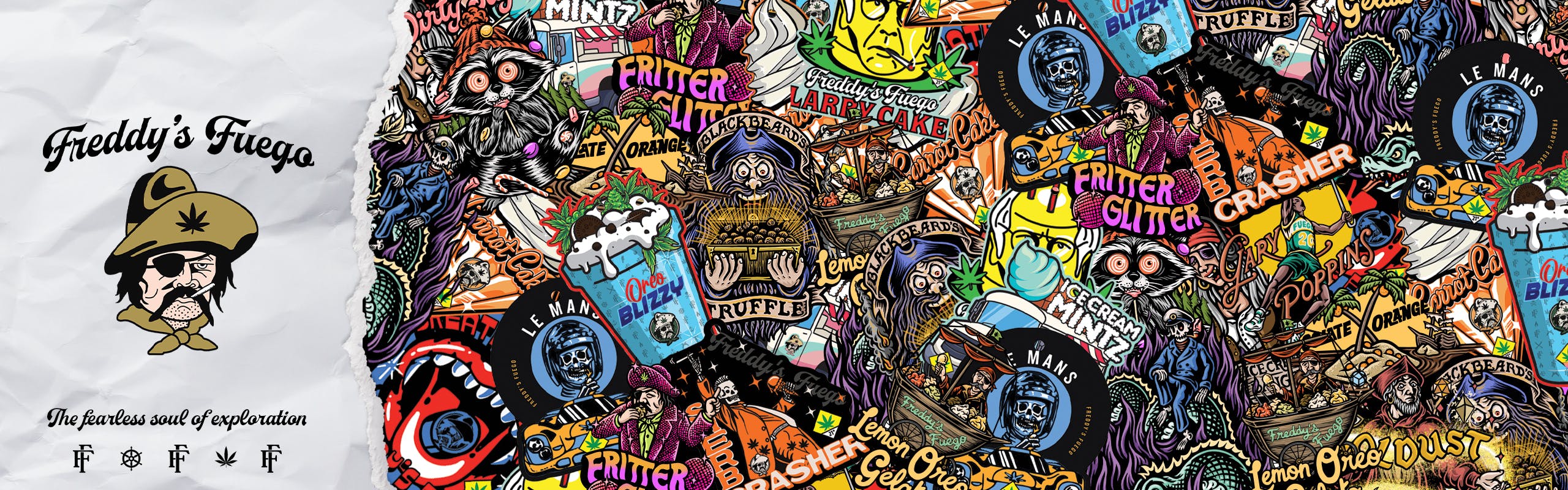 Freddy's Fuego brand banner