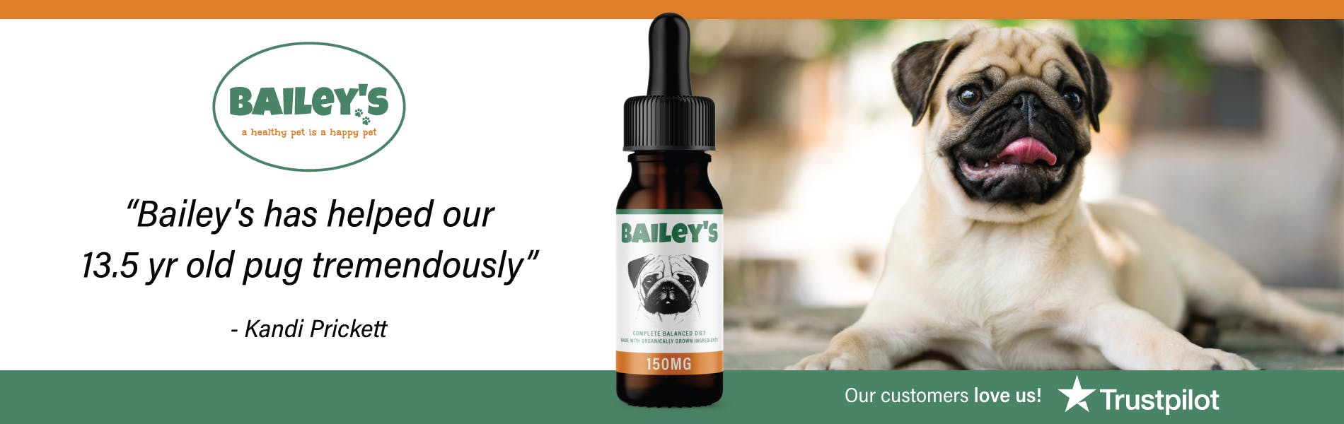 Bailey's CBD brand banner