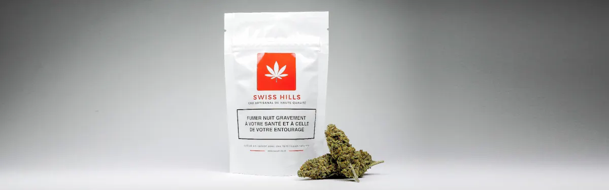 Swiss Hills CBD brand banner