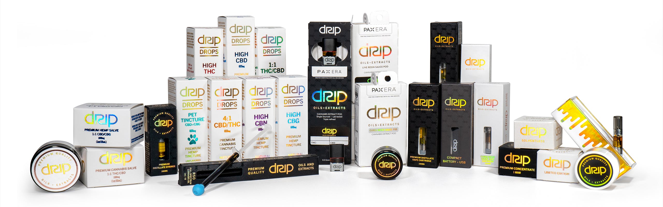 Drip brand banner