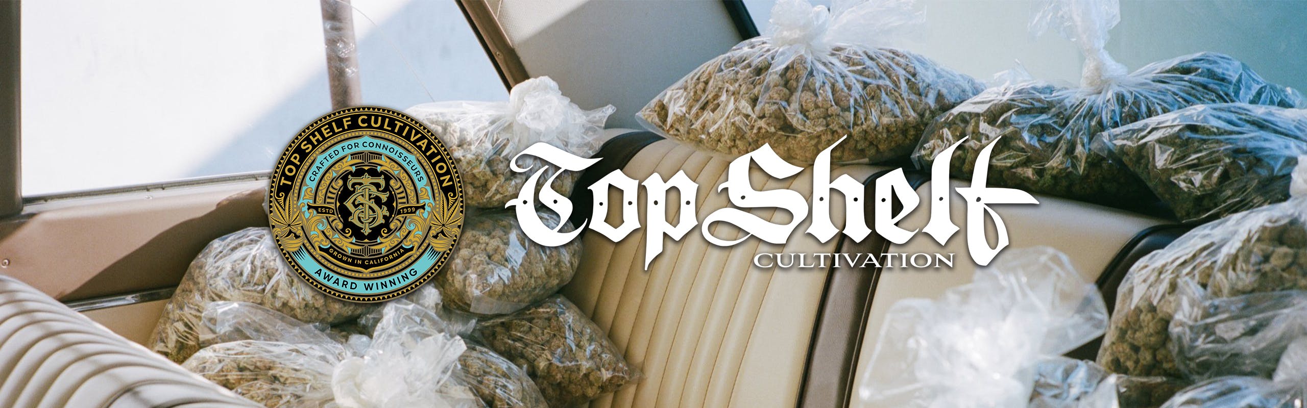 Top Shelf Cultivation brand banner