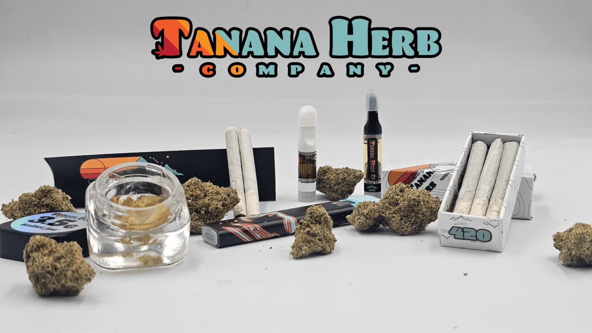 Tanana Herb Co. brand banner