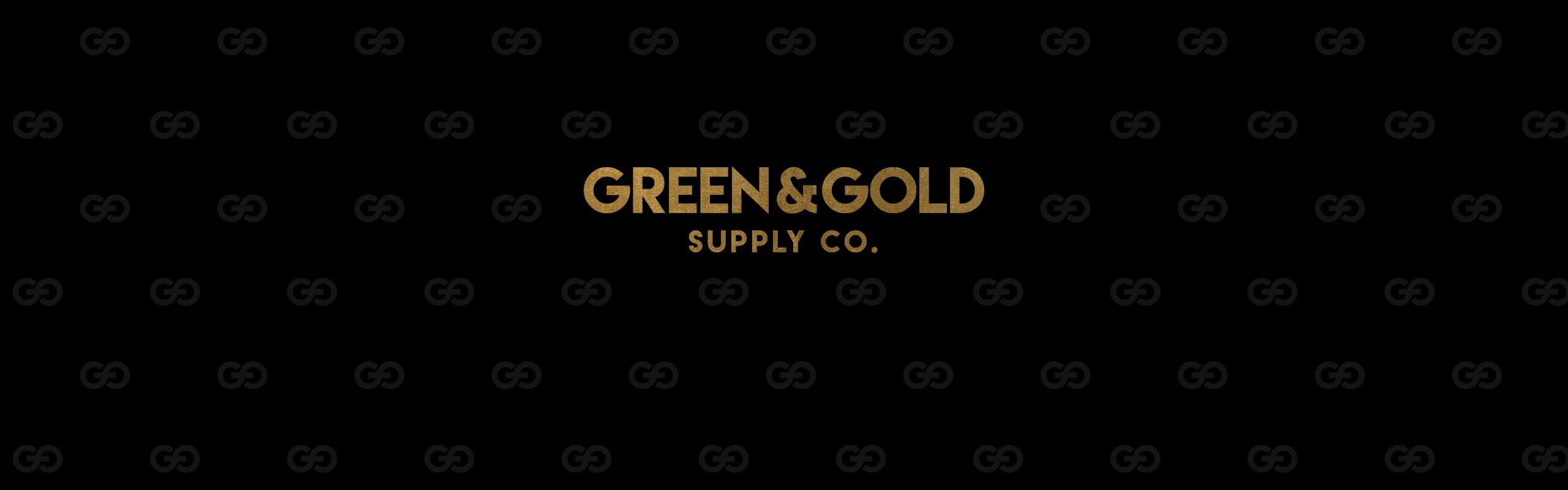 Green & Gold Supply Co. brand banner